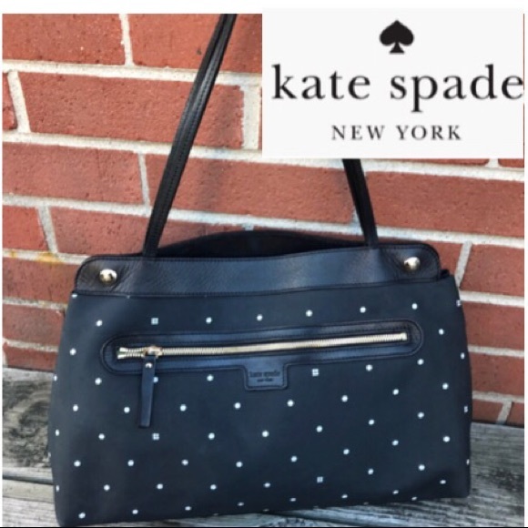 kate spade Handbags - FINAL🚨KATE SPADE POLKA DOT SHOULDER BAG